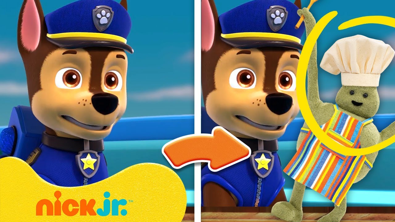 Spot the Difference! 👀 w/ Tiny Chef, PAW Patrol, Blaze & MORE | Games For Kids | Nick Jr.