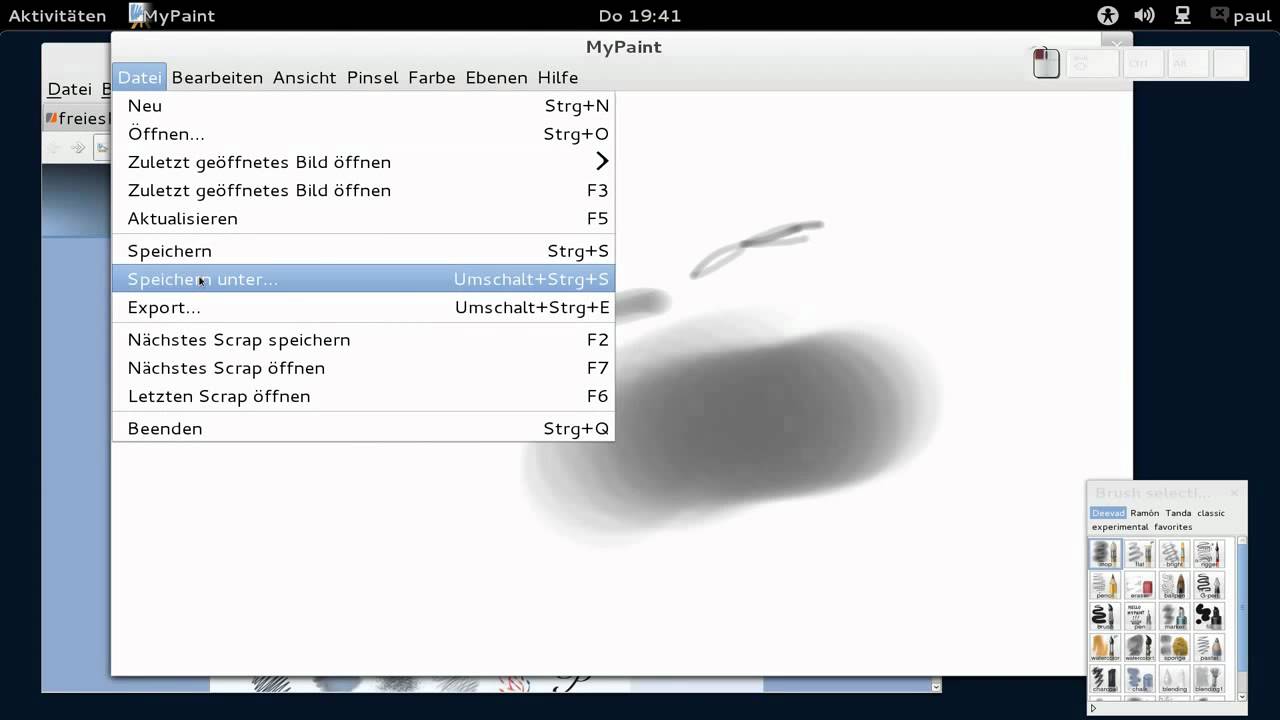 MyPaint - Zeichenprogramm