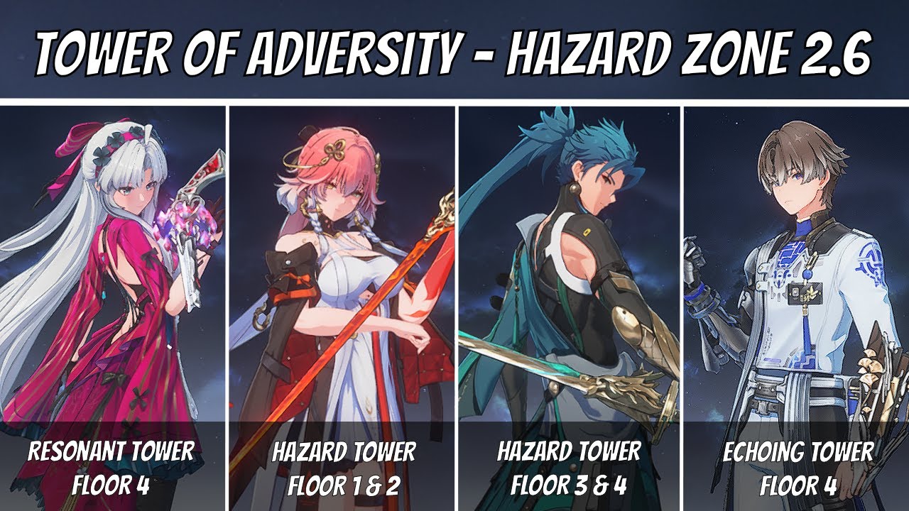 [WUTHERING WAVES] Tower of Adversity 2.6 - Carlotta | Changli/Brant/Lupa | S6 Jiyan | Xiangli Yao