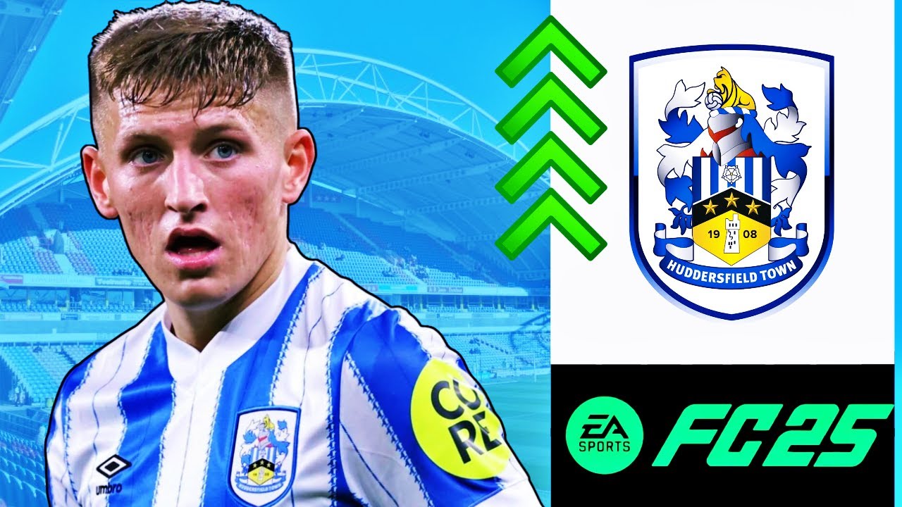 RECONSTRUINDO o HUDDERSFIELD TOWN! EA FC 25 Modo Carreira 🔨🔵