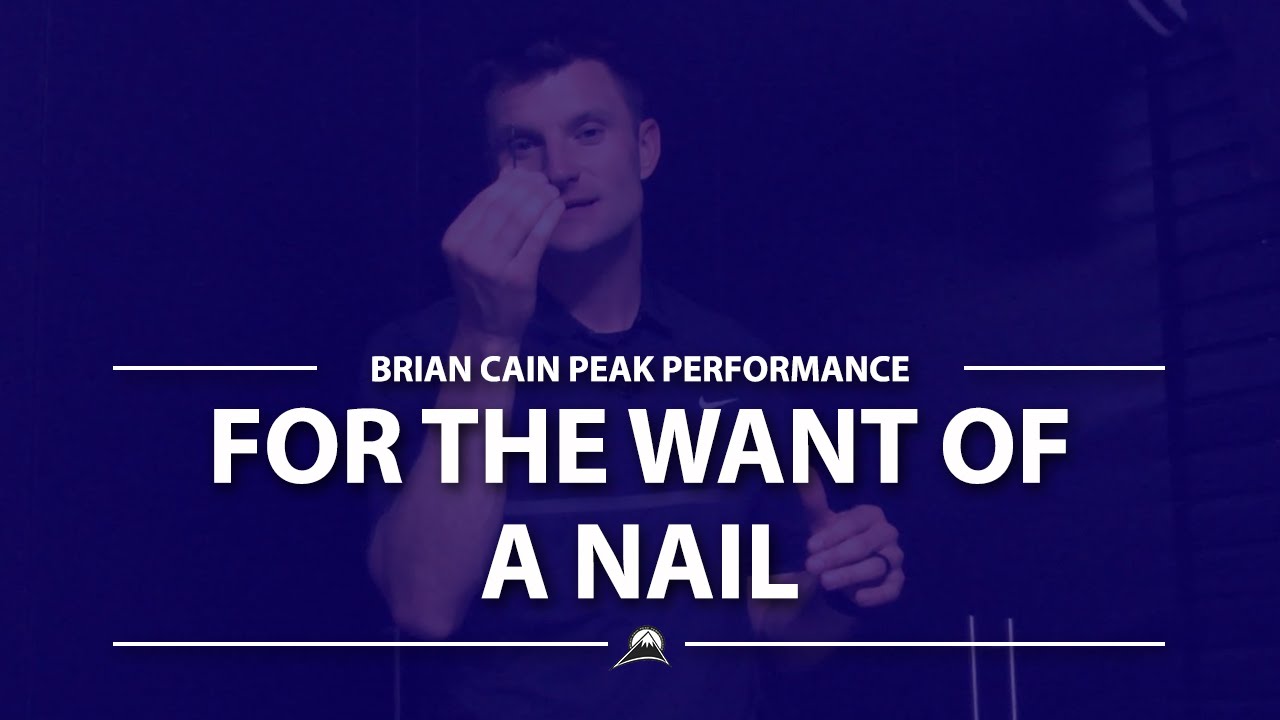 For The Want of a Nail | Monday Message