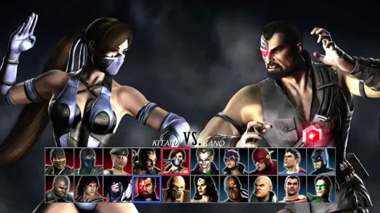 Mortal Kombat против DC Universe — геймплей для двух игроков (часть 2)