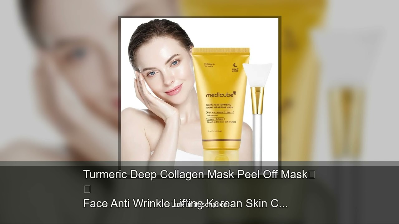 Turmeric Deep Collagen Mask Peel Off Mask Face Anti Wrinkle Lifting Korean Skin Care Masks Skin