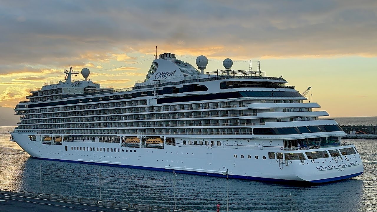 Seven Seas Splendor 🚢 first time arrival in Ponta Delgada, Sao Miguel Azores 🇵🇹 - 30.08.2025 #Cruise