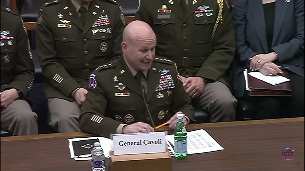 Rep. Crank Questions General Cavoli on Space Capabilities and Cyber Warfare