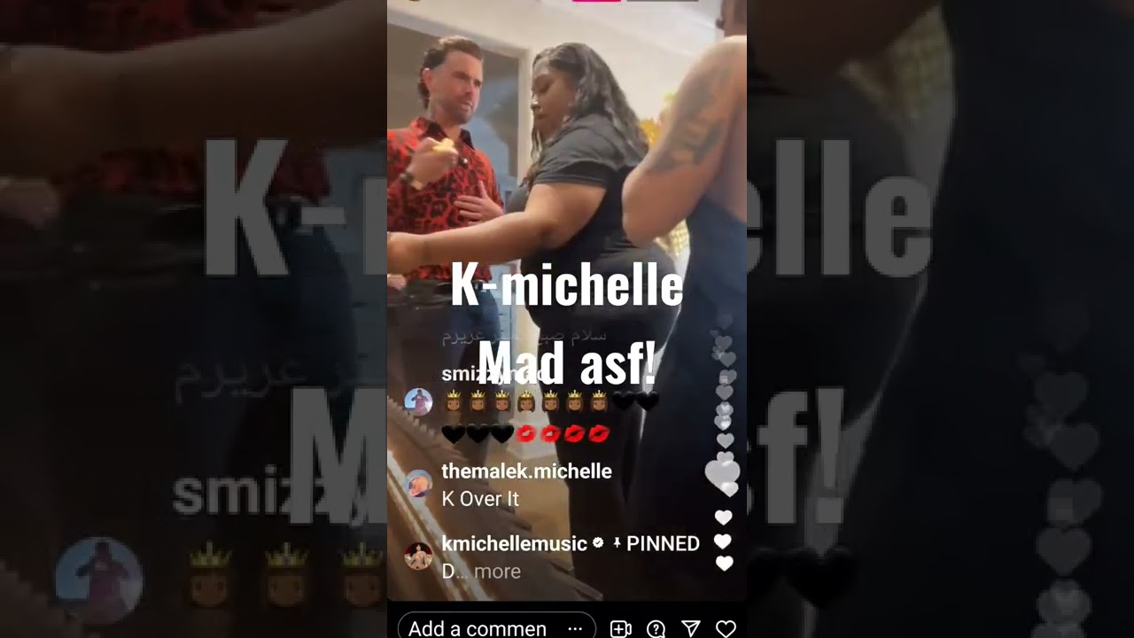 K michelle mad 😡 asf‼️ 
