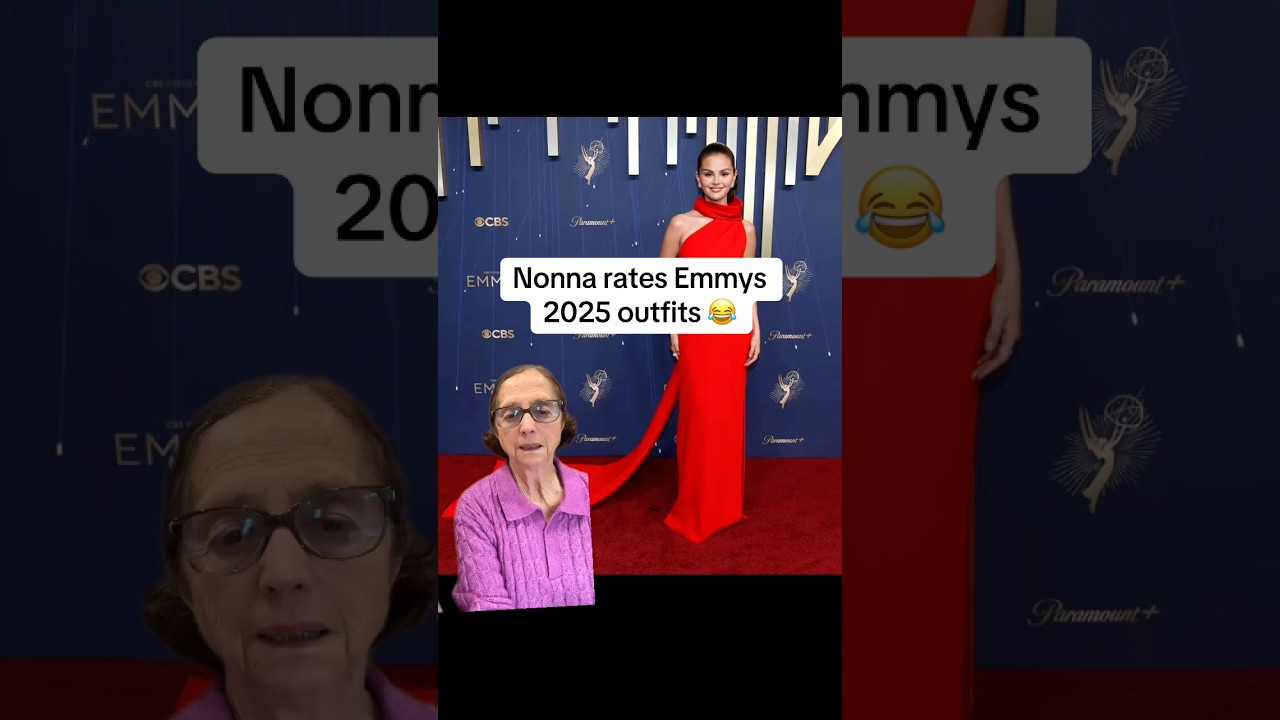 Nonna rates Emmys 2025 outfits 😂 #fashion #celebrity