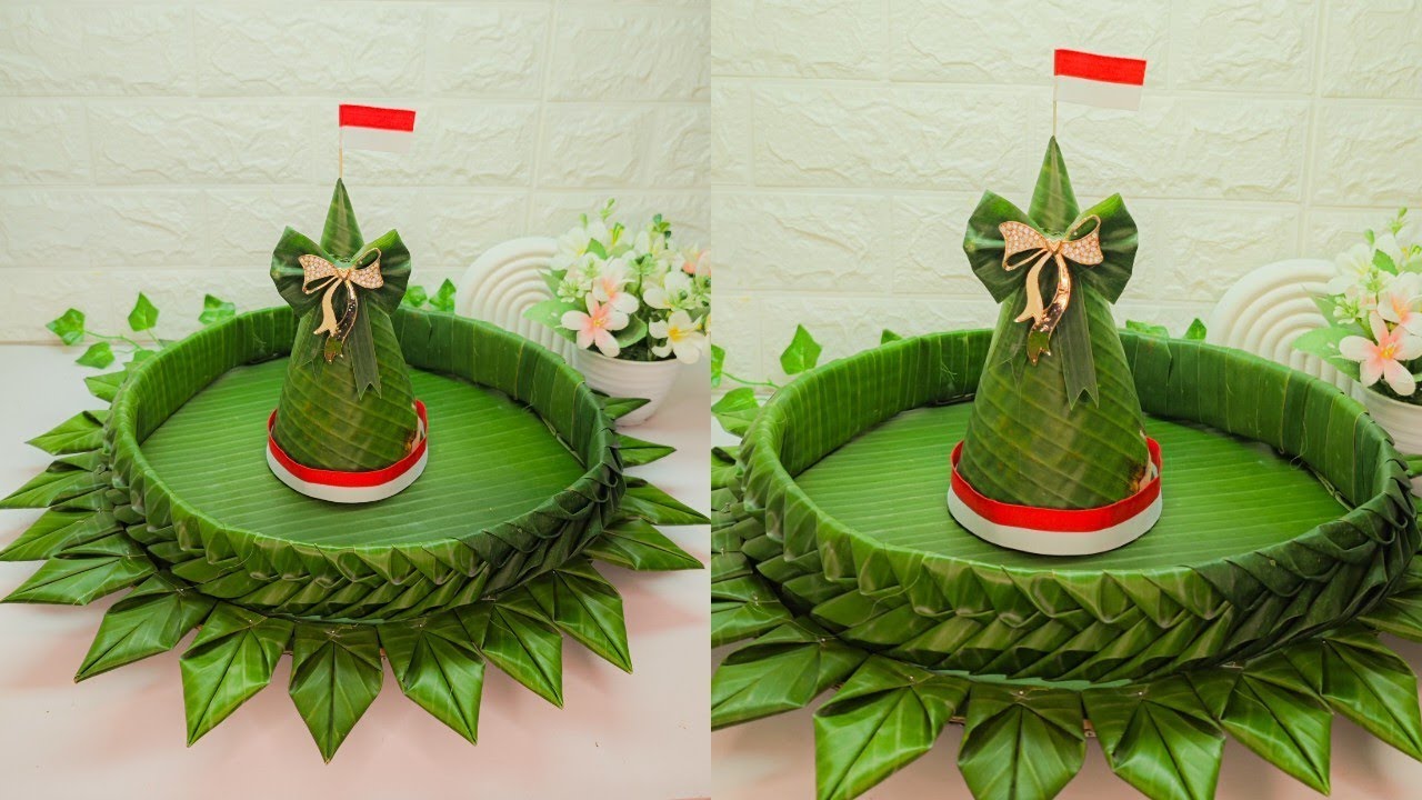 Cara Menghias Tumpeng Model Terbaru - Lomba Agustusan Pakai Model Gini Auto Juara 1