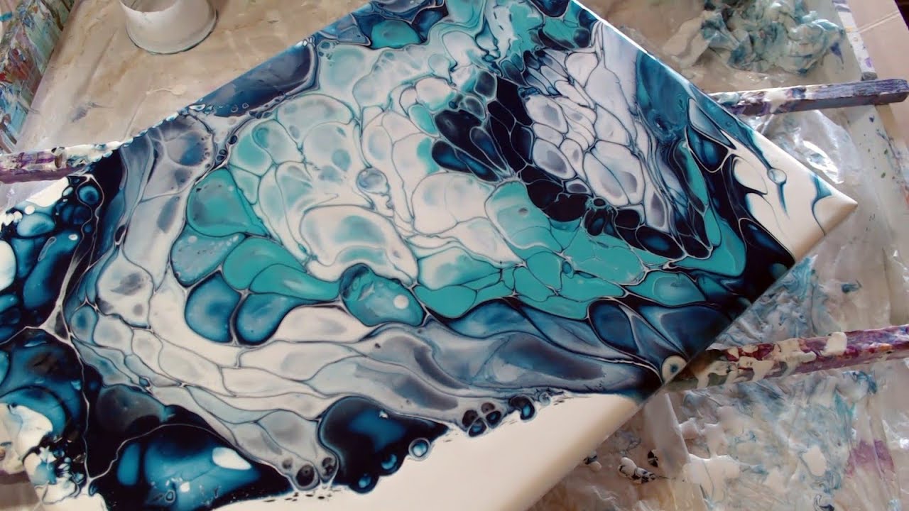 (88) my open cupTechnique, acrylic pouring