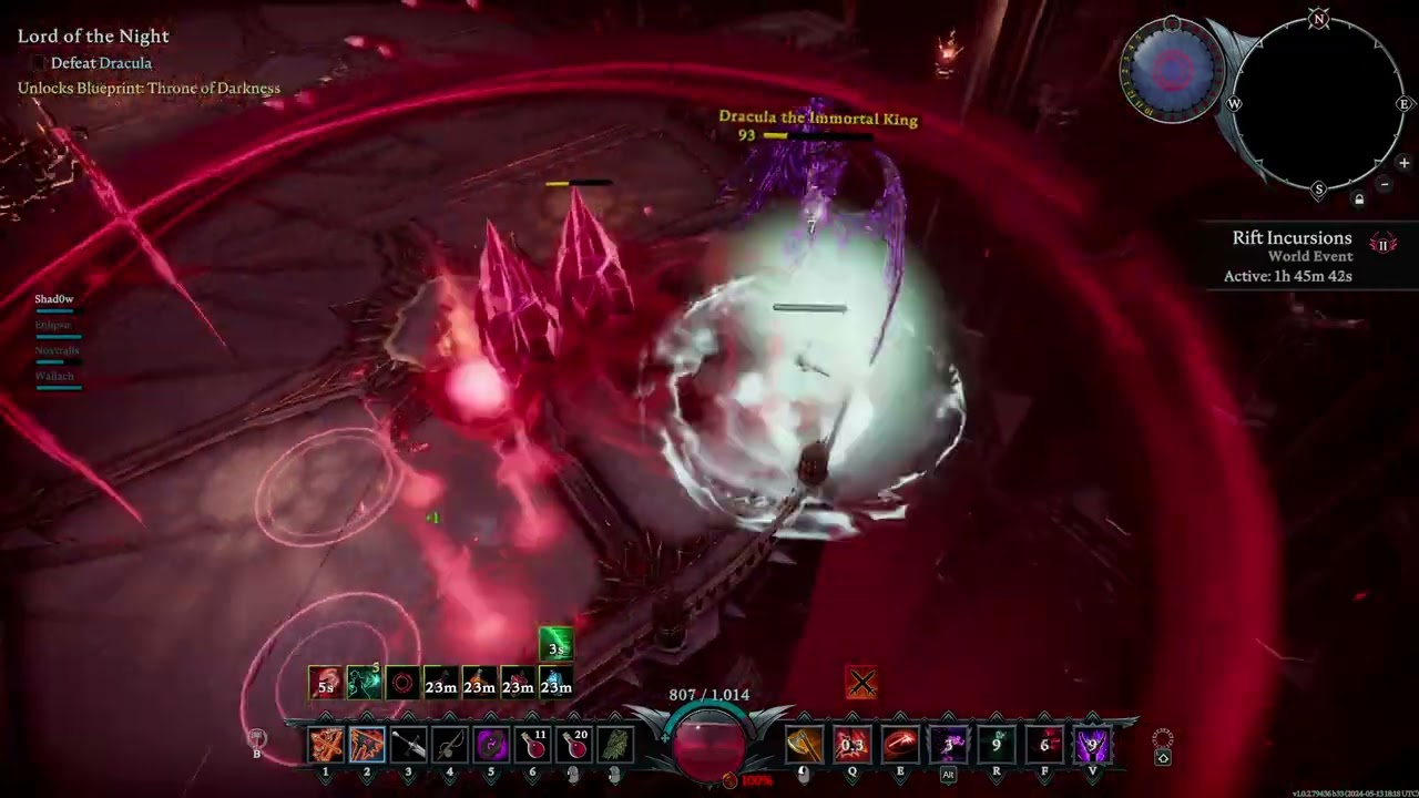 V Rising Dracula brutal difficulty solo