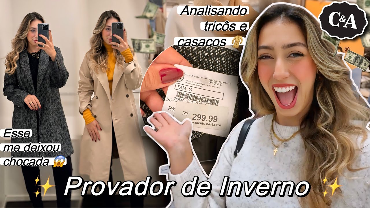 PROVADOR de INVERNO na C&A: TRICÔS e CASACOS, valem a pena? 🔥🔥 Cacá Anjos