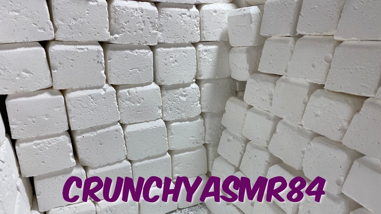 400+ Gym Chalk Cube Crush | Sleep Aid | Oddly Satisfying | ASMR