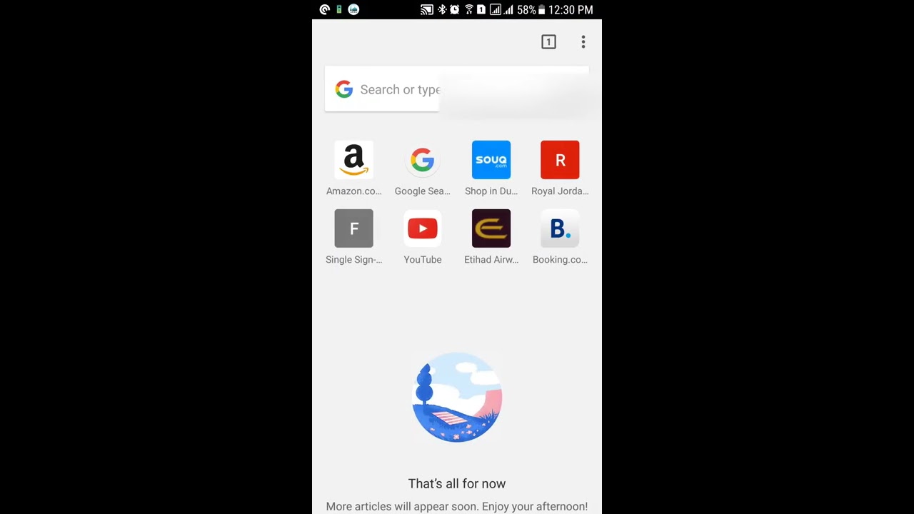 Remove / Hide Chrome new tab articles in Android
