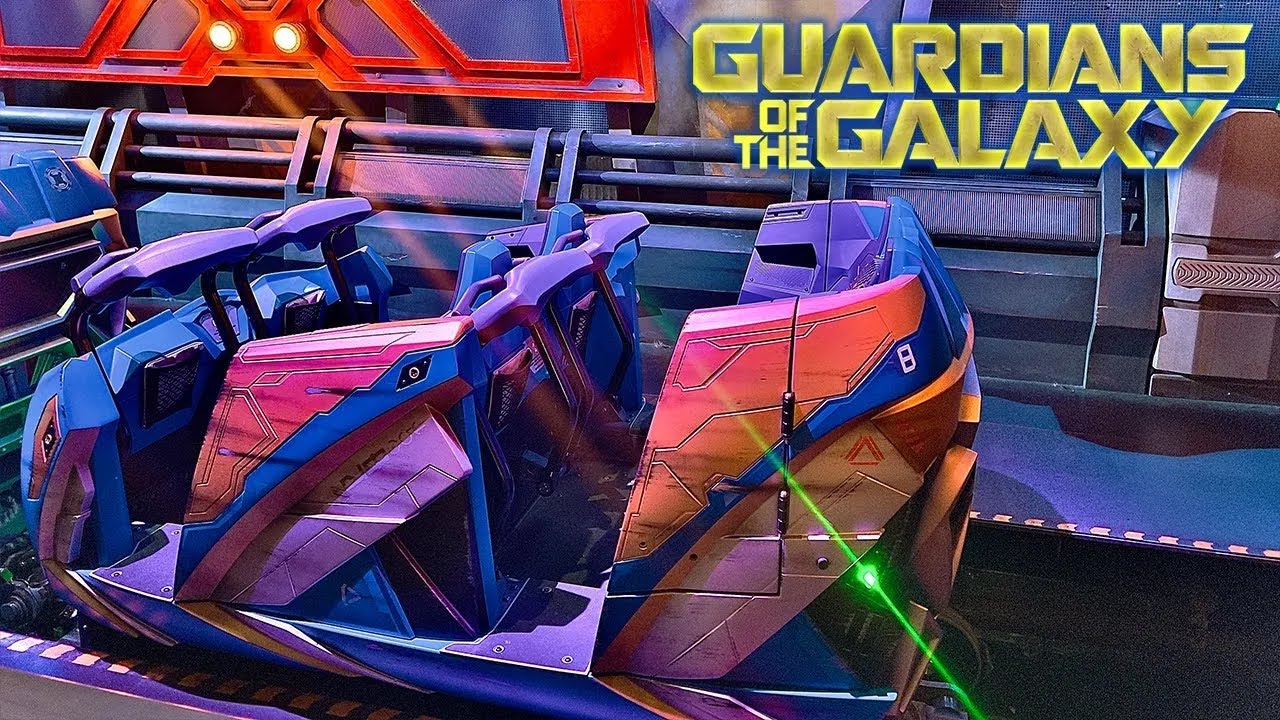 On Ride - Guardians of the Galaxy Roller Coaster POV - EPCOT