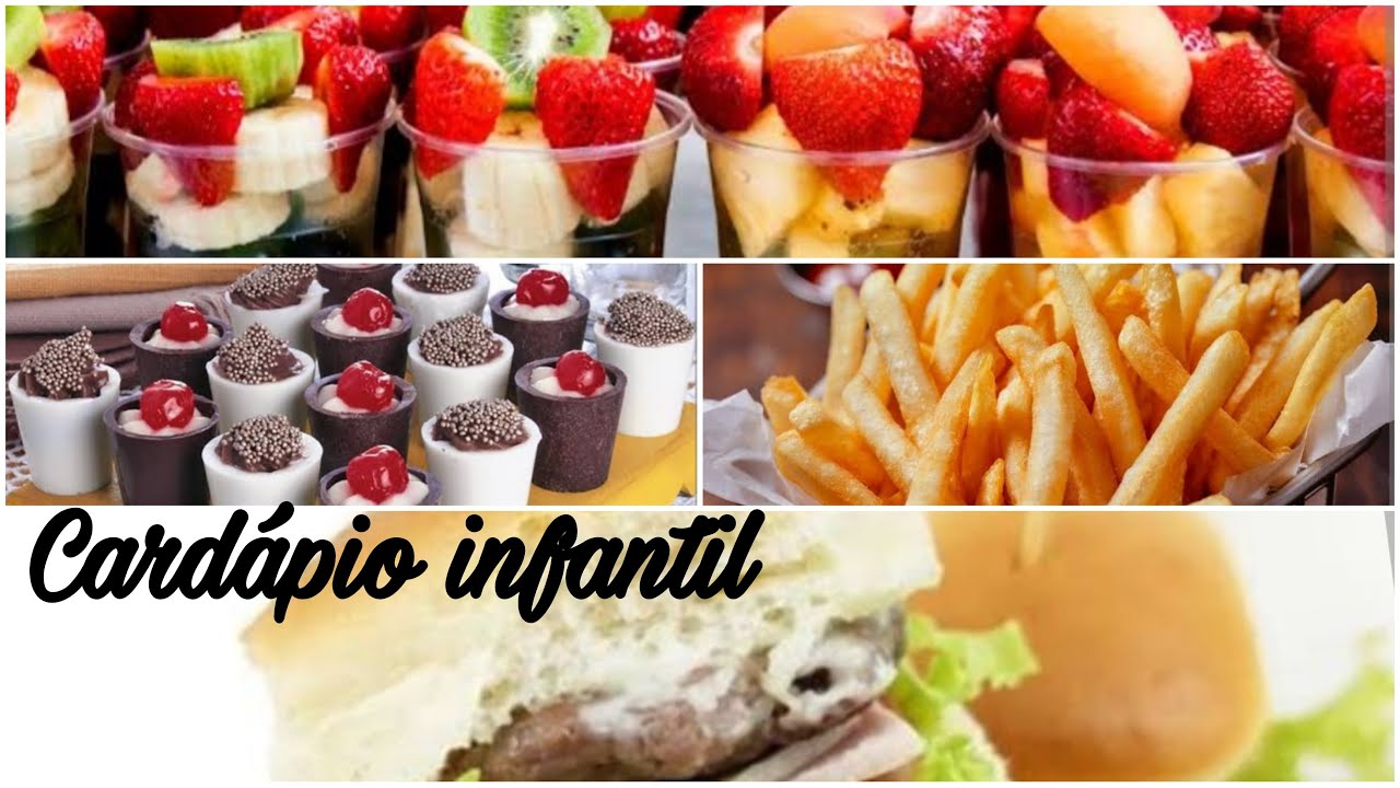 CARDÁPIO para festa infantil. DICAS DE OURO.