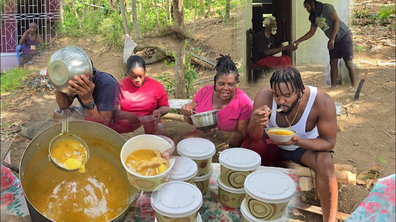 Cooking Chicken Foot Soup And Sharing With The Elders Of Our Community Come With Us On This Journey