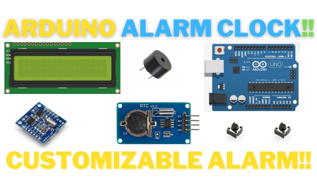 Arduino Alarm Clock!! Set your own Alarm!!