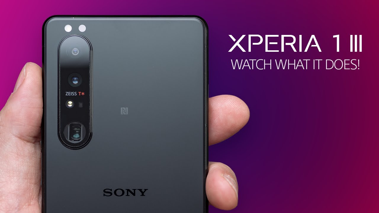 Обзор Sony Xperia 1 III — крошечная камера Sony Alpha с крошечными фиксированными объективами.