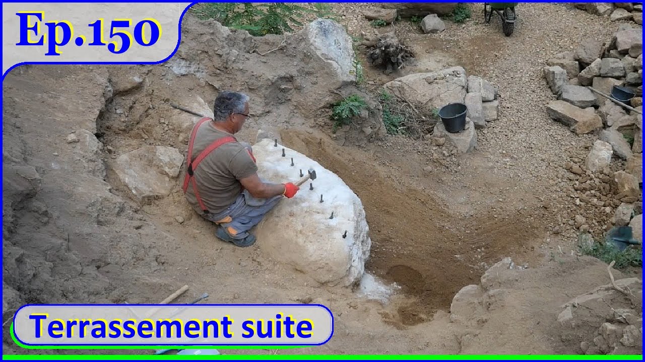 Ep 150 - Terrassement garage suite.