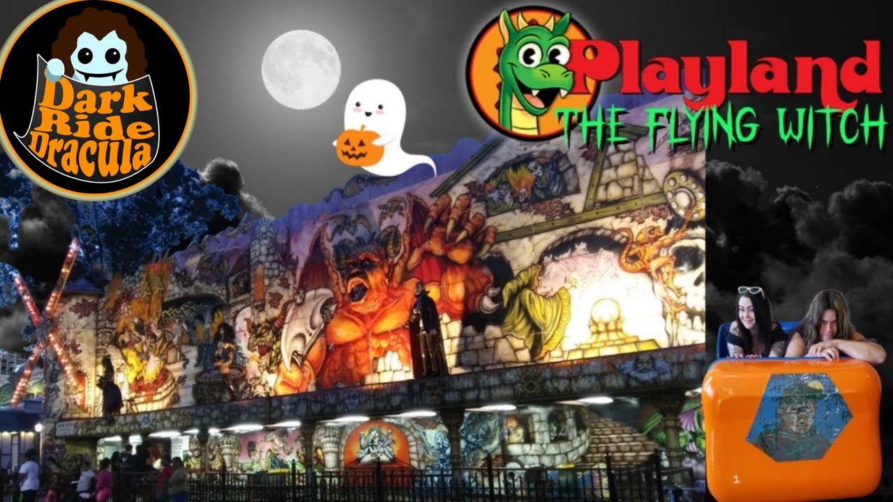 THE FLYING WITCH - DARK RIDE - RYE PLAY LAND , NY