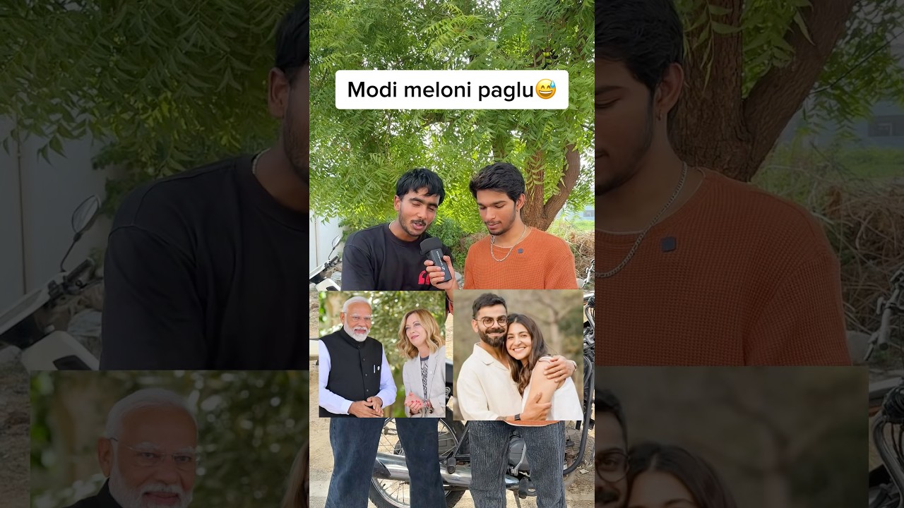 Modi meloni paglu🤣🤣 #modi #meloni #comedy #funny #shortvideo #youtubeshorts #gujarat