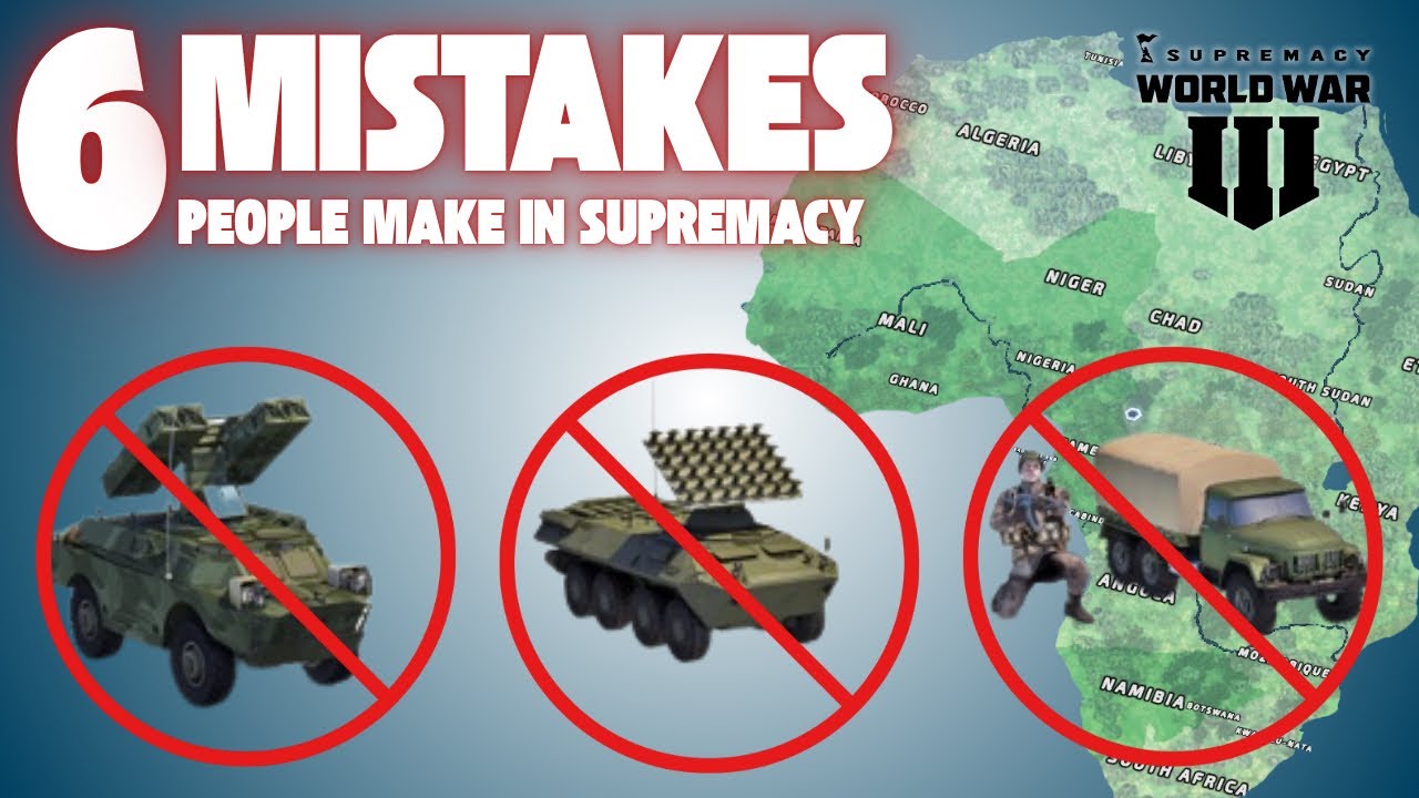 6 Mistakes People make in Supremacy World War 3 (Tips and tricks) 