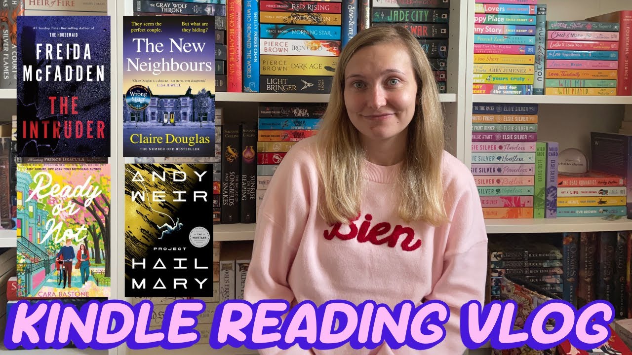 READING VLOG - Focusing on my Kindle TBR!