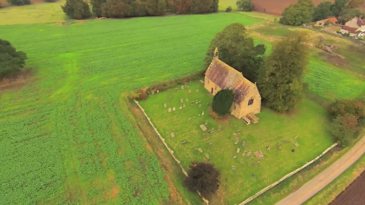 ​Abandoned St Lawrence's Church Hutton Bonville  North Yorkshire  Cinematic DJI FPV Drone 4K