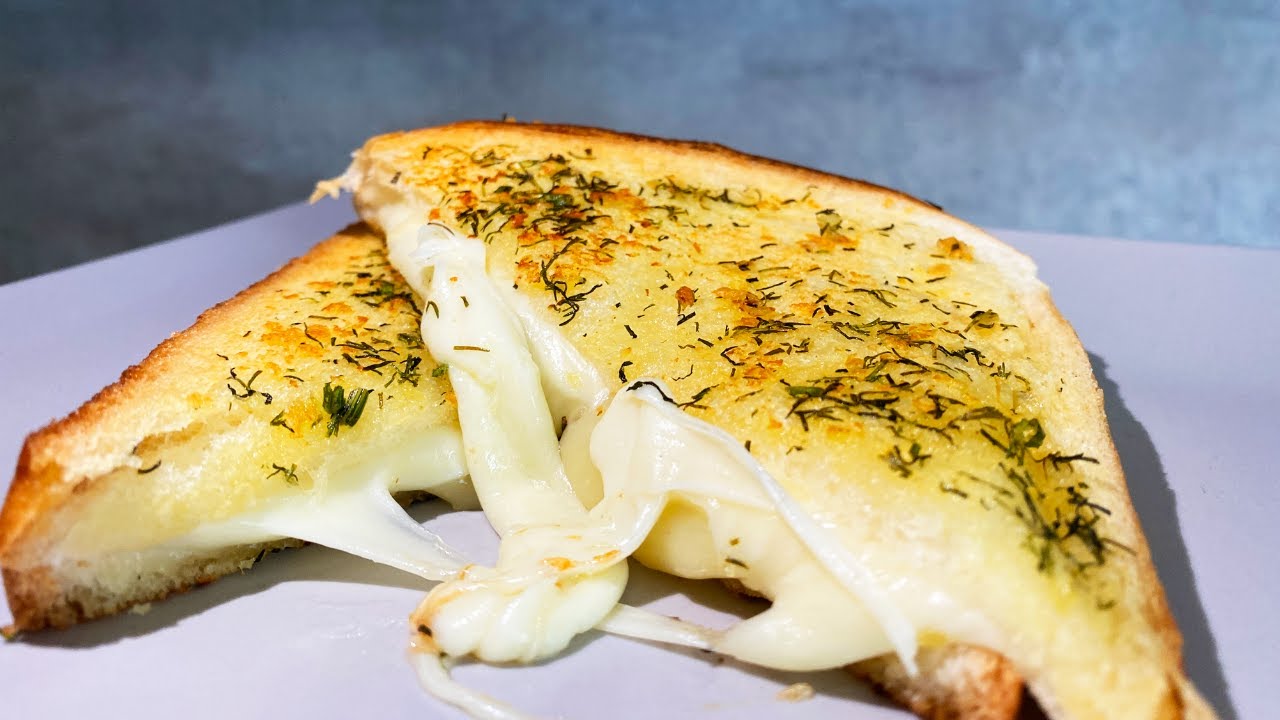 Как приготовить идеальный бутерброд с сыром и чесноком 🥪 🧀 10 минут до готовности | Вкусный завтрак
