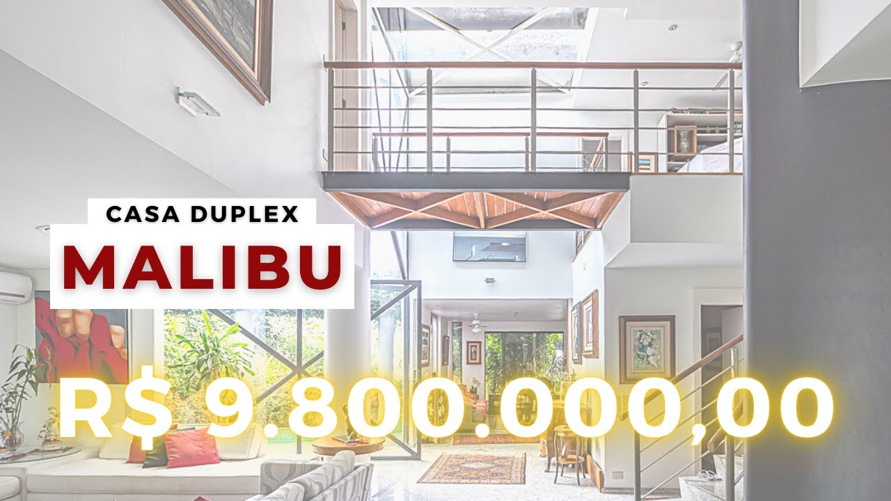 CASA DUPLEX no MALIBU com 1.000 m&sup2;