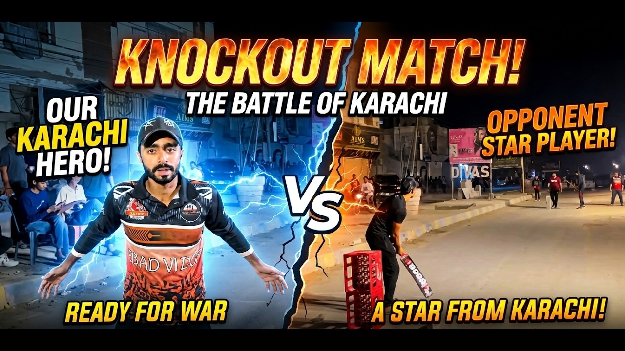 Knockout Match Against Star Players 🔥 Of Karachi Who Will Win? Watch Now? ( RAEESSPORTS VS BABU XI )