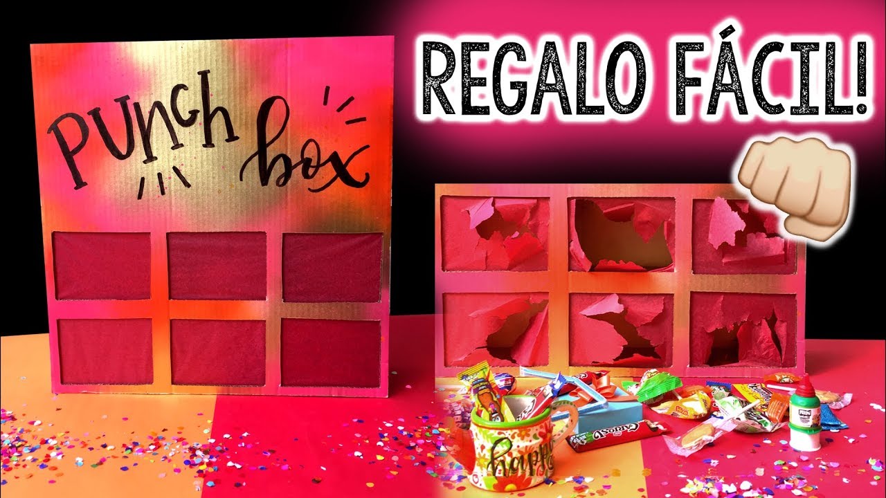 Regalo original y creativo / PUNCH BOX!! ✄ Barbs Arenas Art!