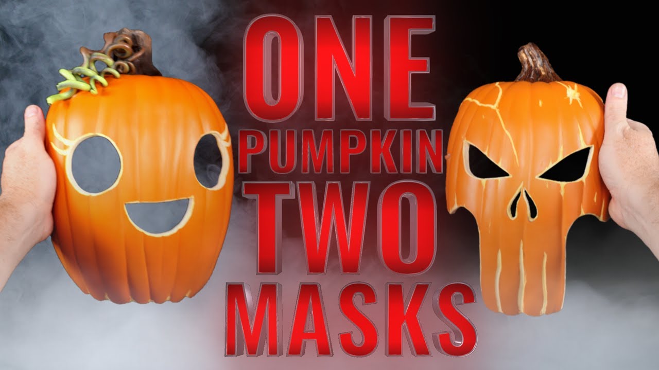 One Pumpkin Two Masks