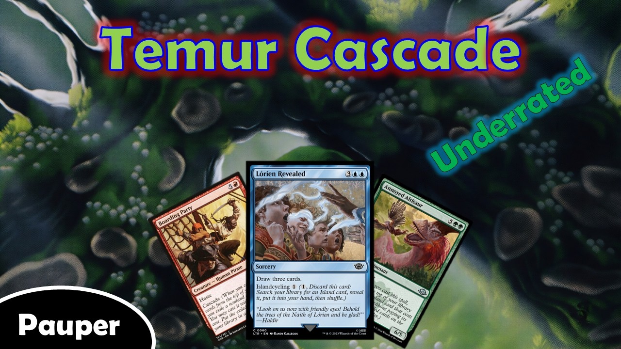 Temur Cascade | Unbelievable | Pauper Match Gameplay | MTGO