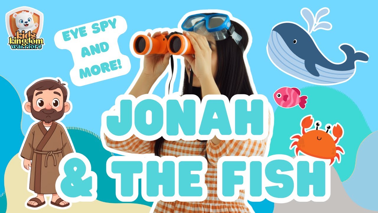 Jonah and the Big Fish! - Kids Bible Story - Kids Bible Songs - Seek and Find!