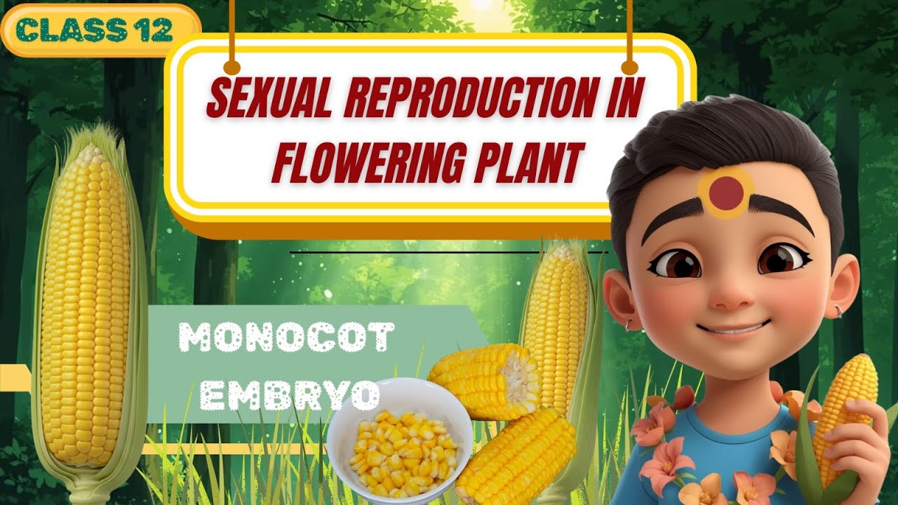 L-11 Embryogenesis in Monocot Plants | NEET & Class 12 Biology
