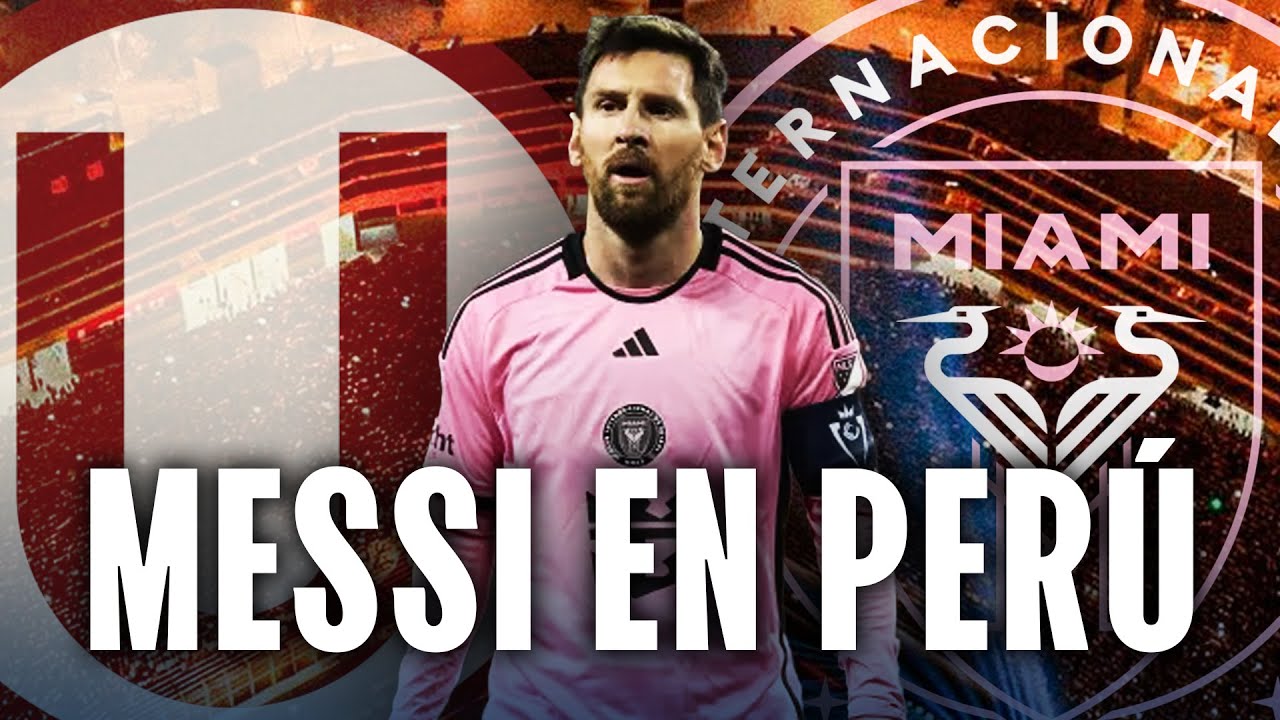 MESSI LLEGÓ A PERÚ: HINCHAS RECIBEN AL INTER MIAMI