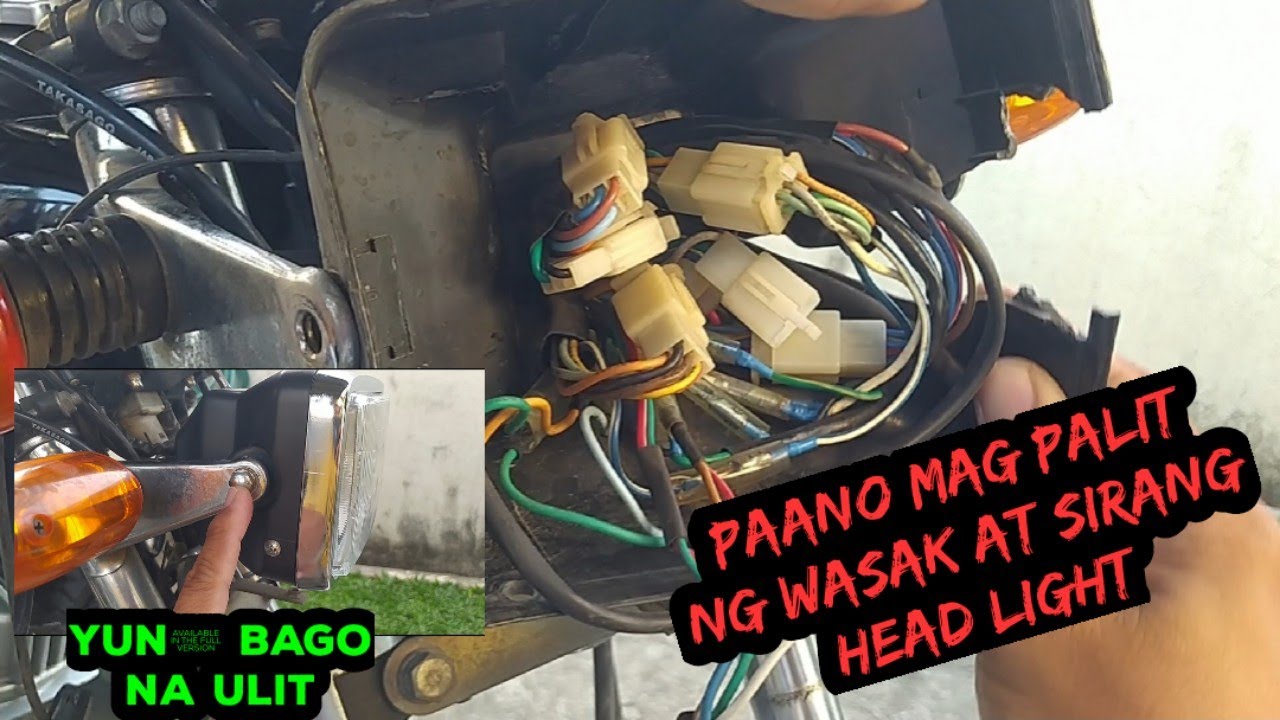 Paano mag palit ng headlight ng motor