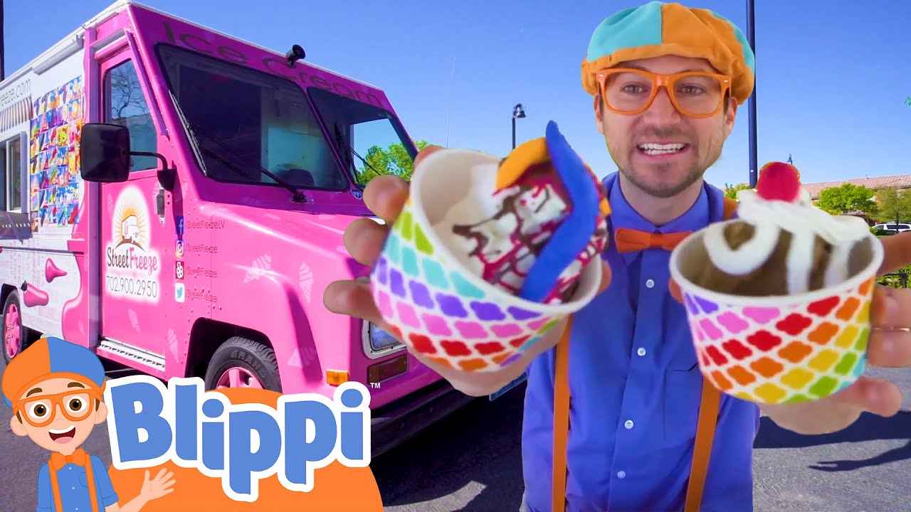 Blippi's Wheels on the Ice Cream Truck 🍨 Blippi Full Episodes | Emotions and Feelings
