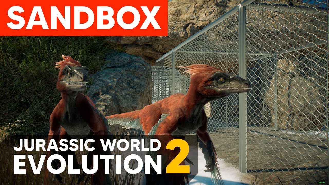 PYRORAPTOR - SPEED BUILD - SANDBOX - JURASSIC WORLD EVOLUTION 2