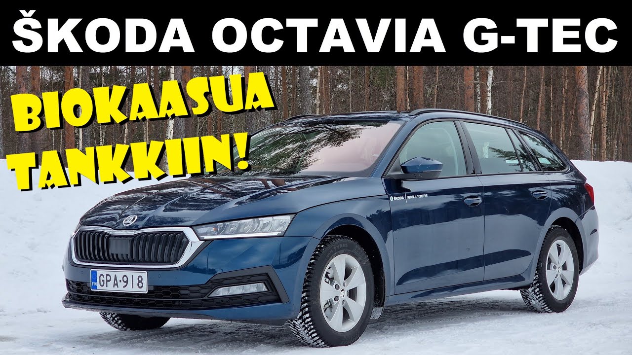 Skoda Octavia G-Tec kaasuauto koeajo - Luontoystävällisesti biokaasulla