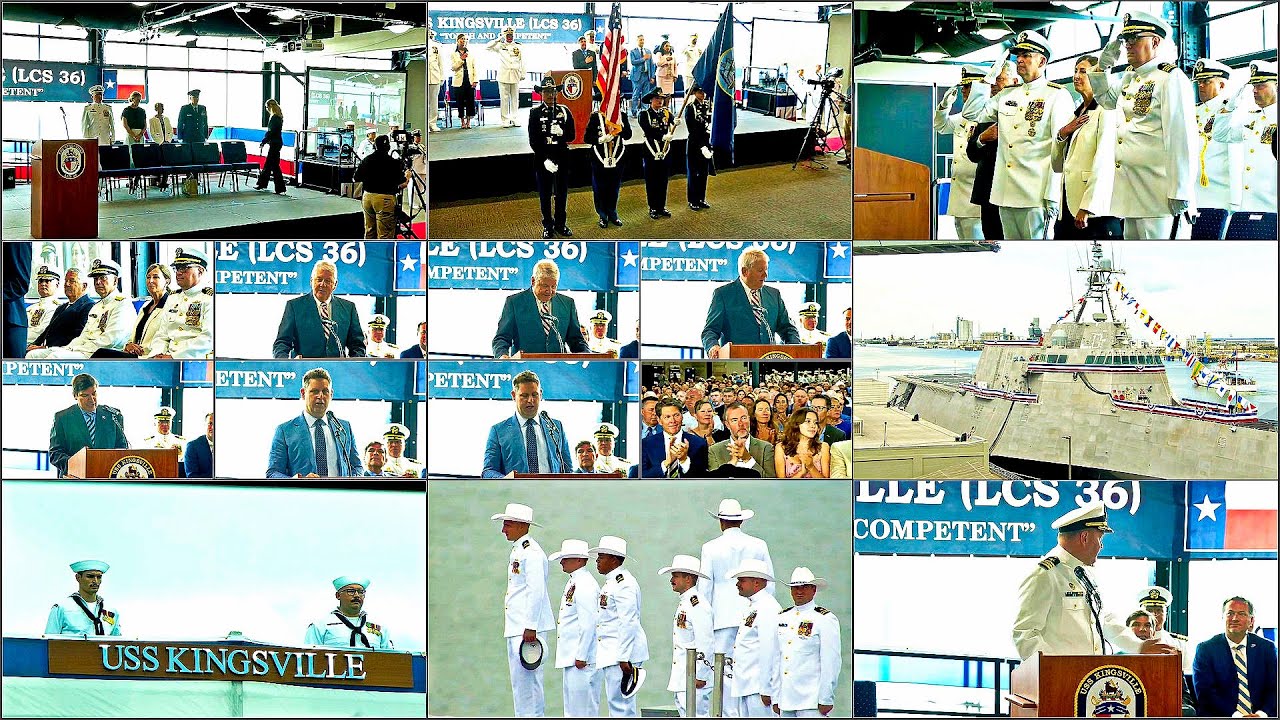 USS Kingsville (LCS 36) Commissioning Ceremony in Corpus Christi, Texas | August 24, 2024