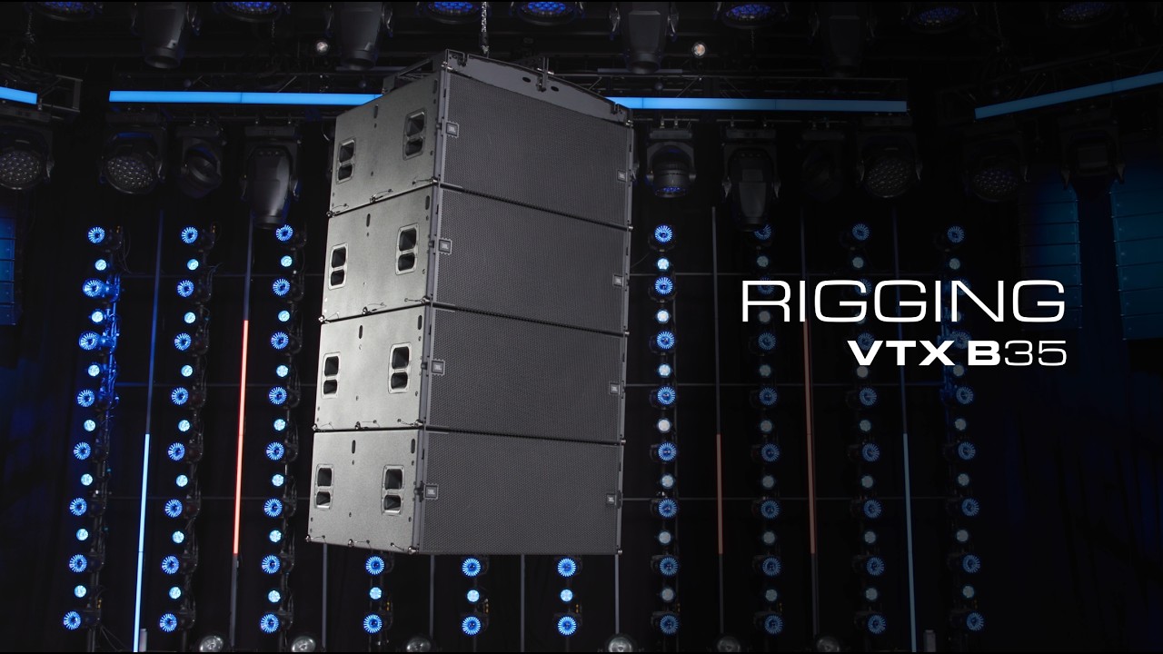 JBL VTX B35 Rigging and Derigging Tutorial