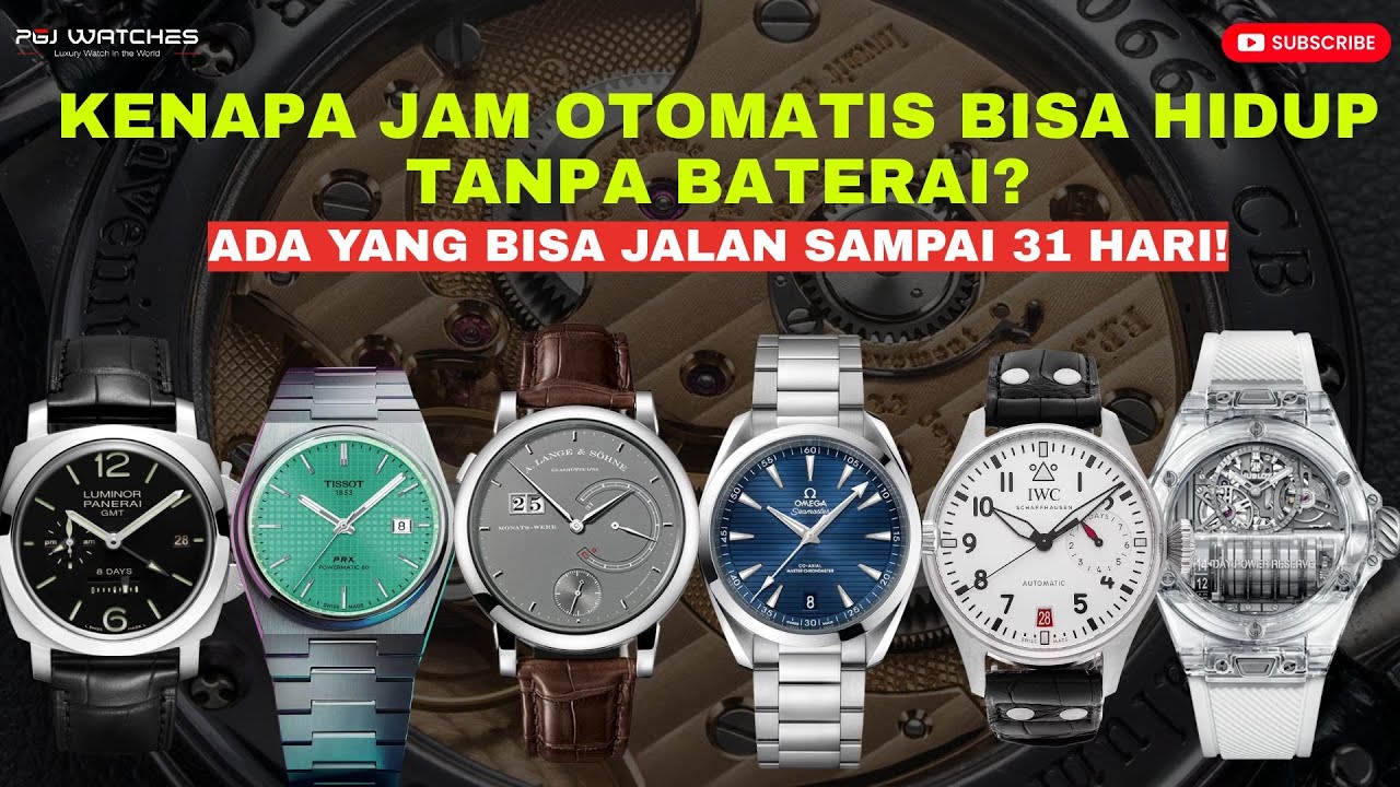 Cara Kerja Power Reserve Jam Tangan Otomatis | Dari 40 Jam Hingga 14 Hari + Cara Merawatnya
