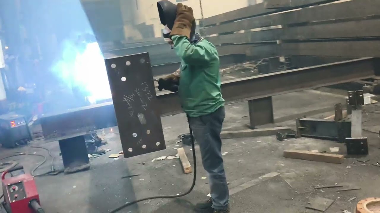 #Full video #MIG welding #ho raha hai #PP line shop#like #coment #subscribe 👏👏