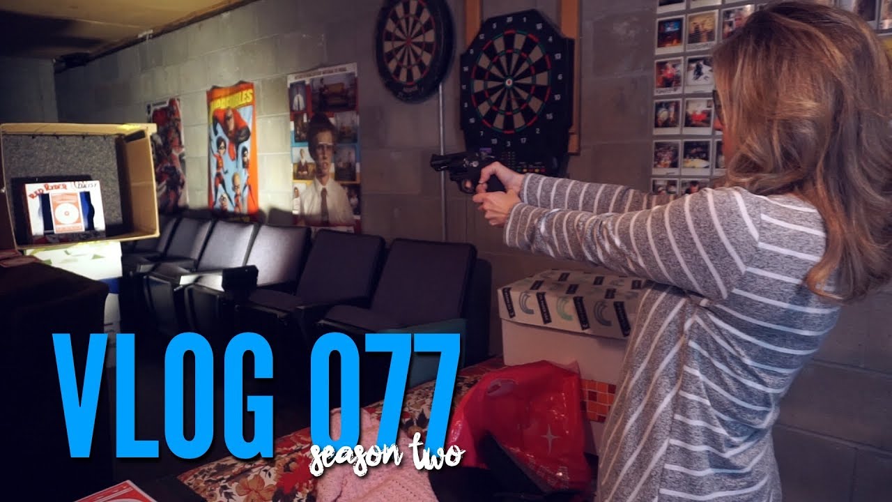 DIY air gun firing range in my basement! | Vlog.077