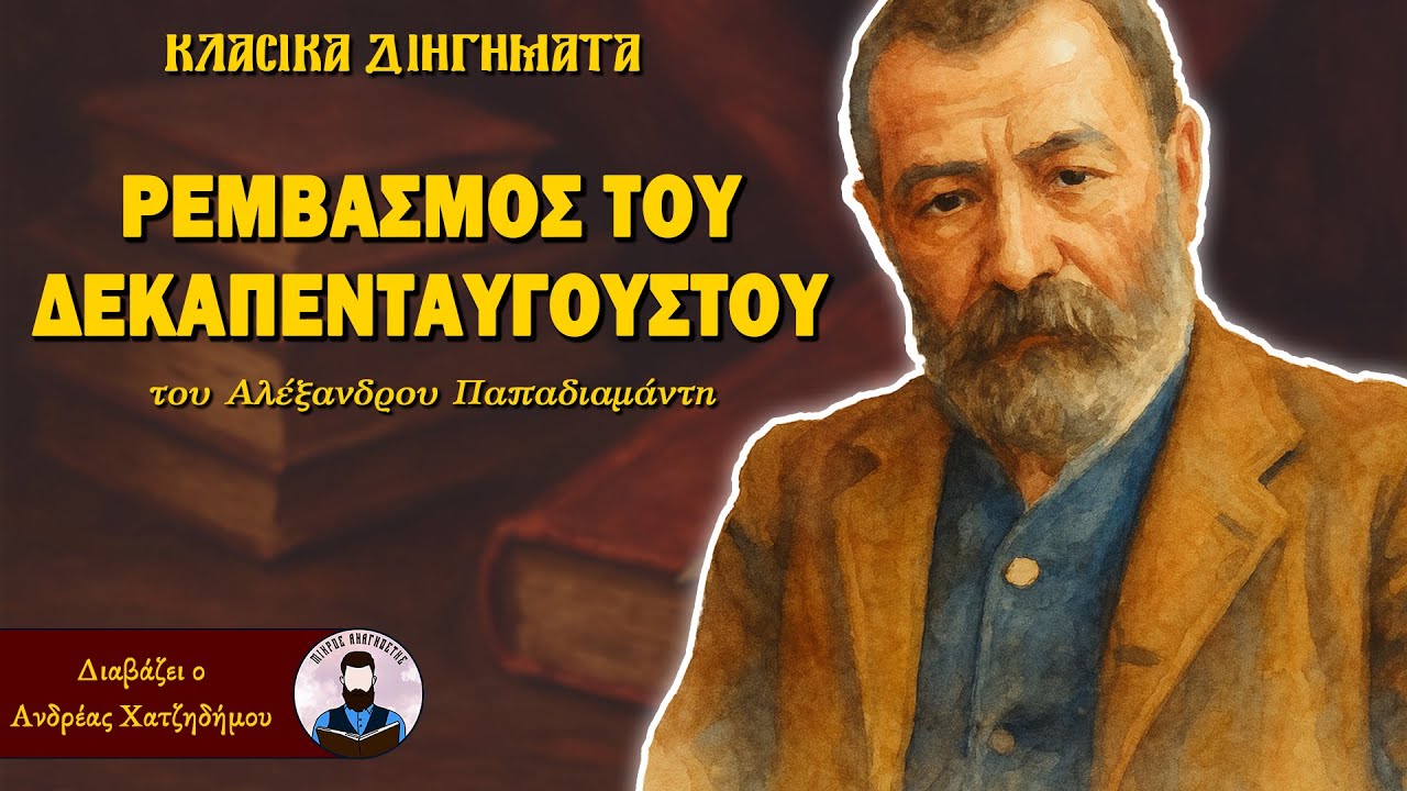 Ρεμβασμός του Δεκαπενταύγουστου - Αλέξανδρος Παπαδιαμάντης | Ο Ανδρέας Διαβάζει Κλασικά Διηγήματα