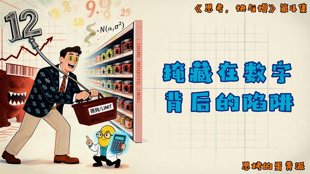 《思考，快与慢》第4集：“回馈用户，限购12罐”的奥秘，掩藏在数字背后的陷阱    #思考快与慢   #思考  #经济学   #心理学   #思维  #丹尼尔·卡尼曼