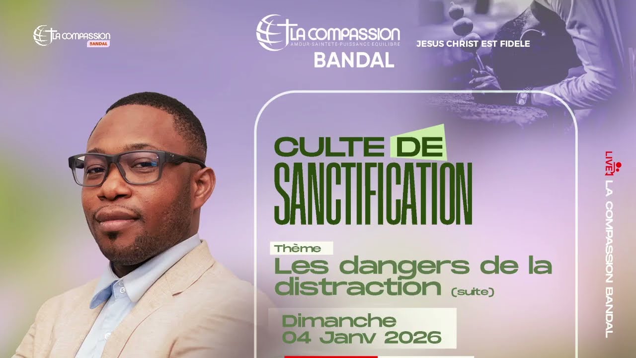 LES DANGERS DE LA DISTRACTION. Pasteur John MAMBA