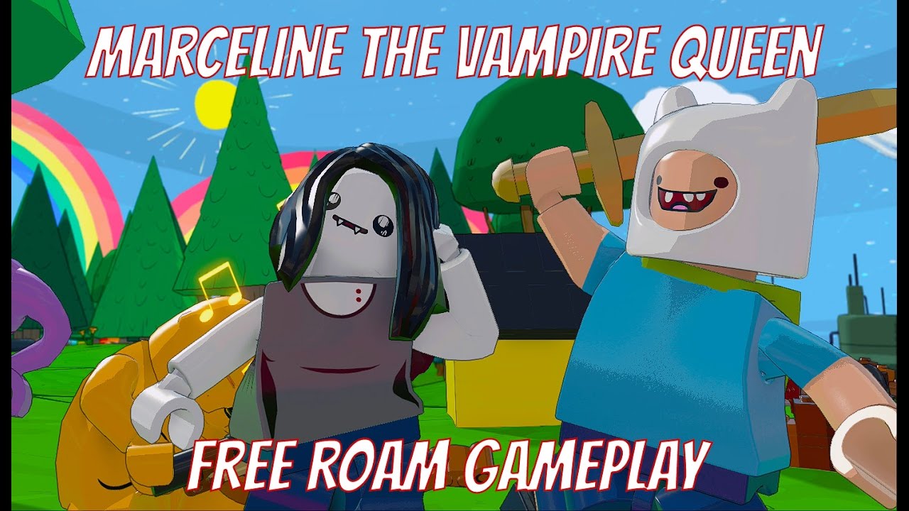 LEGO Dimensions Marceline The Vampire Queen Free Roam Gameplay on Adventure Time World